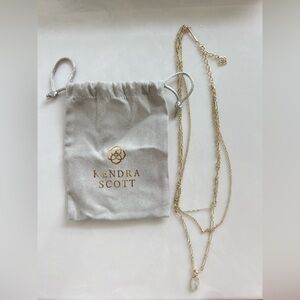 Kendra Scott Stacked Necklace In Gold